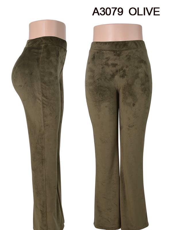 SSImport - Wholesale Pants - Women's - A3079 VELVET FLAIR PANTS MIXED SIZES 12PCS/PACK2