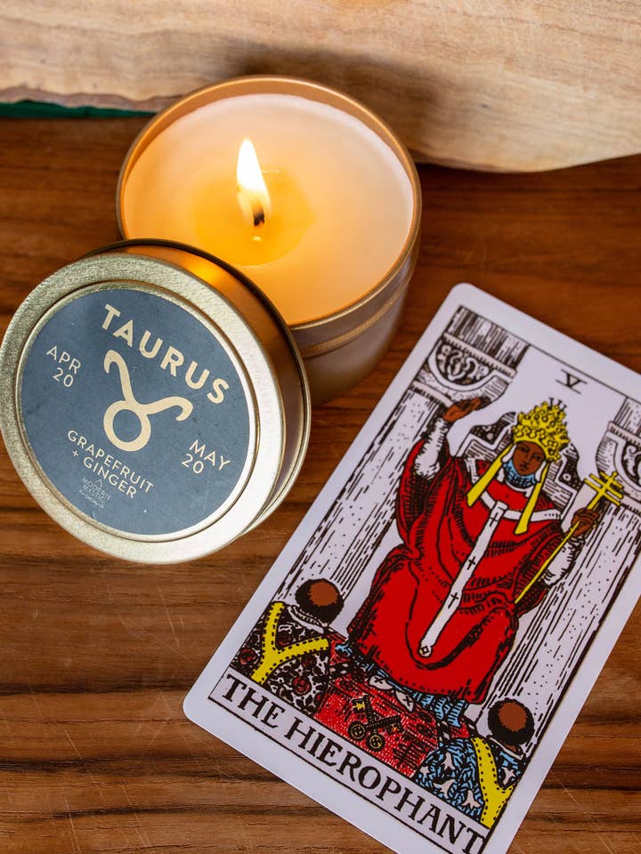 Vela Taurus para venta al por mayor de Modern Mystic Shop