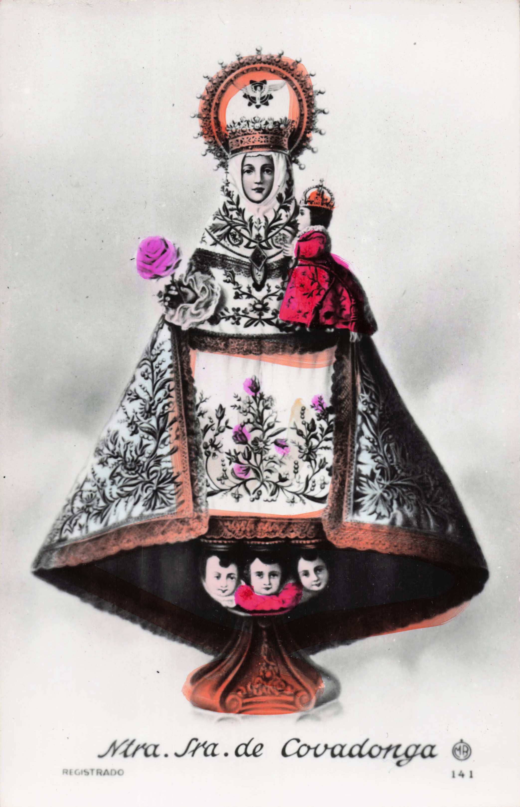 Tesoros Trading Company - Wholesale Religious Card -  Religious Hand-Tinted Card, Mx.- Asst. Virgin Maria Images5