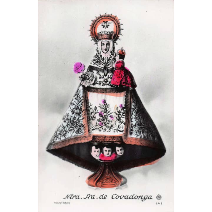 Tesoros Trading Company - Wholesale Religious Card - Religious Hand-Tinted Card, Mx.- Asst. Virgin Maria Images5