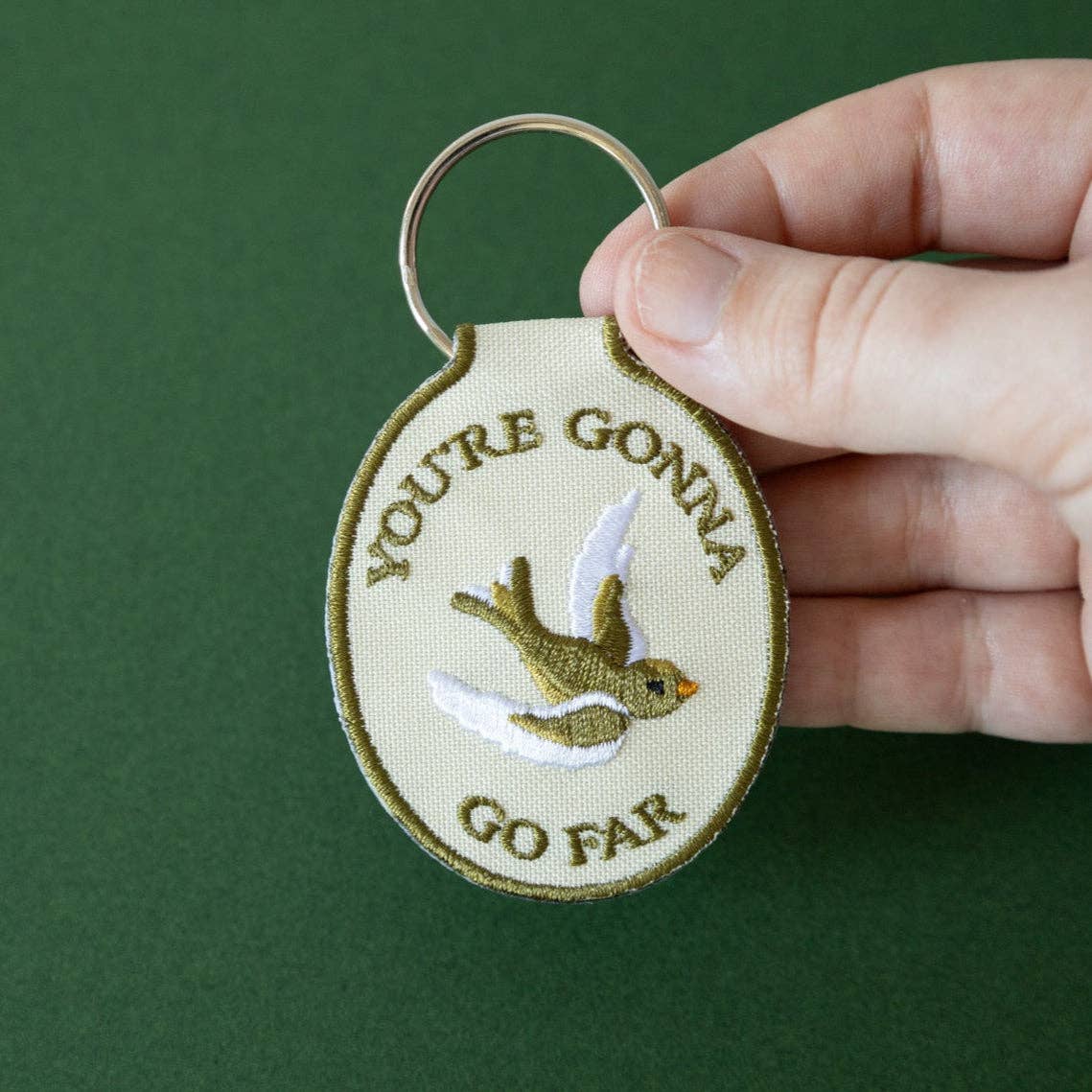 Lindy Stark Designs - Wholesale Keychain - Women's - You're Gonna Go Far Embroidered Keychain4