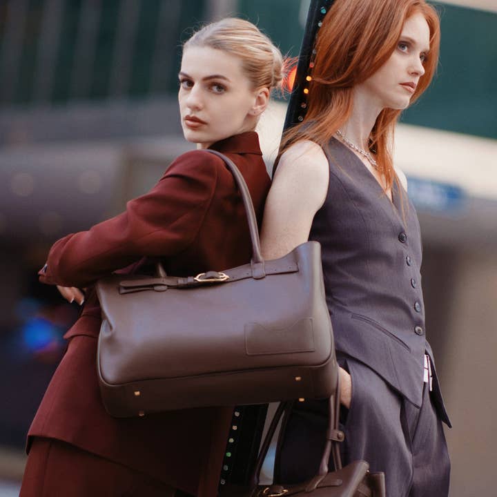 OLEADA - Wholesale Tote Bag - Women's - Marina Tote Chocolate 5