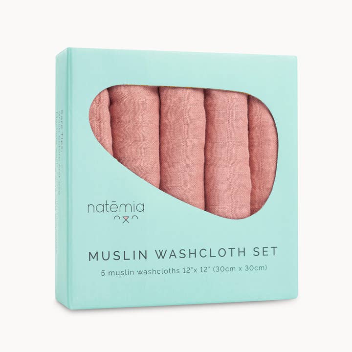 Muslin Washcloth Set for wholesale by Natemia
