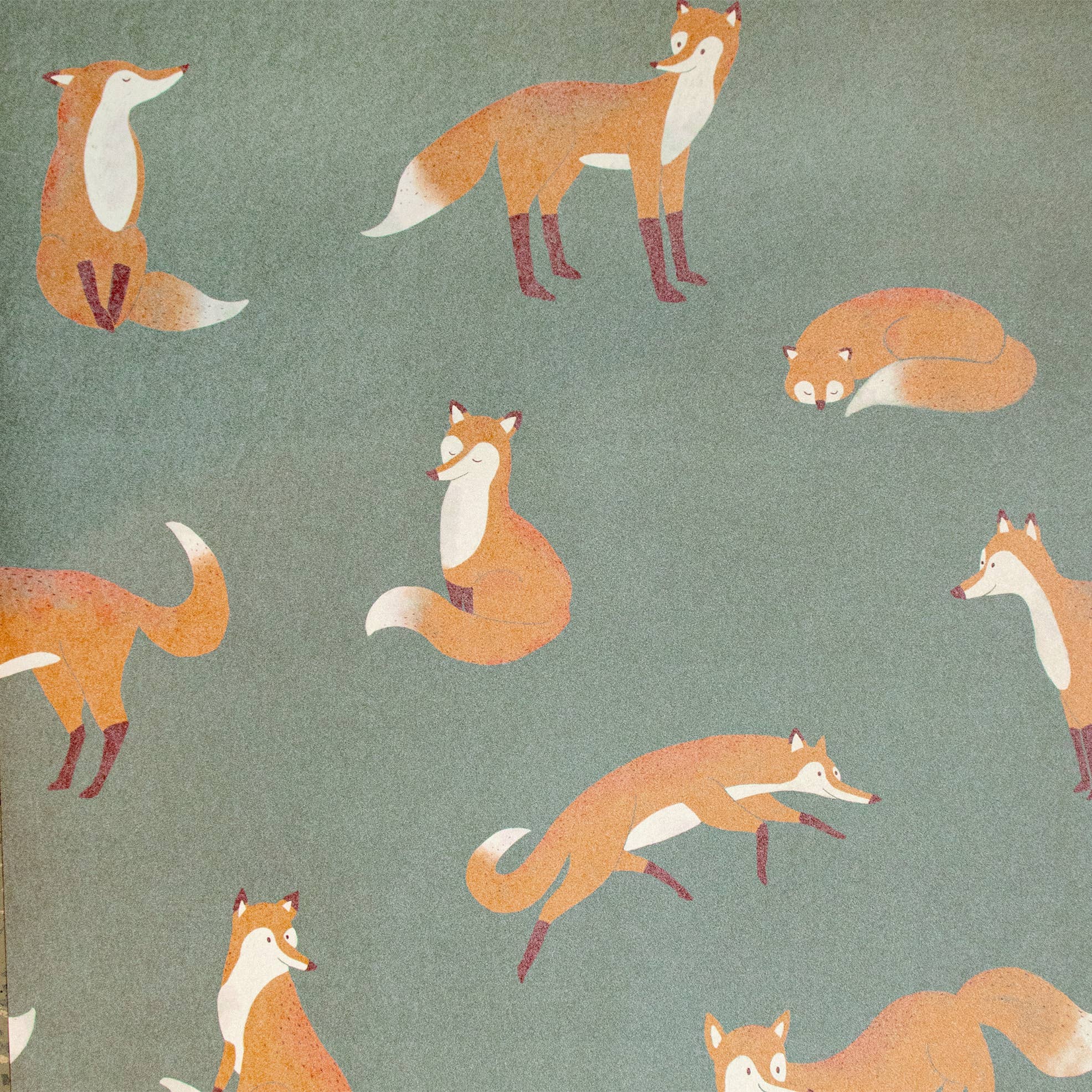 Galerie Wallcoverings - Wholesale Wallpaper - Great Kids Collection Smooth Glitter Friendly Foxes15