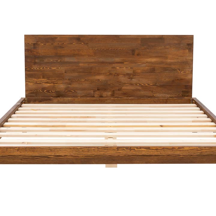 Deholzwart GmbH - Wholesale Bed - Rio Model wooden bed single pine wood - BROWN