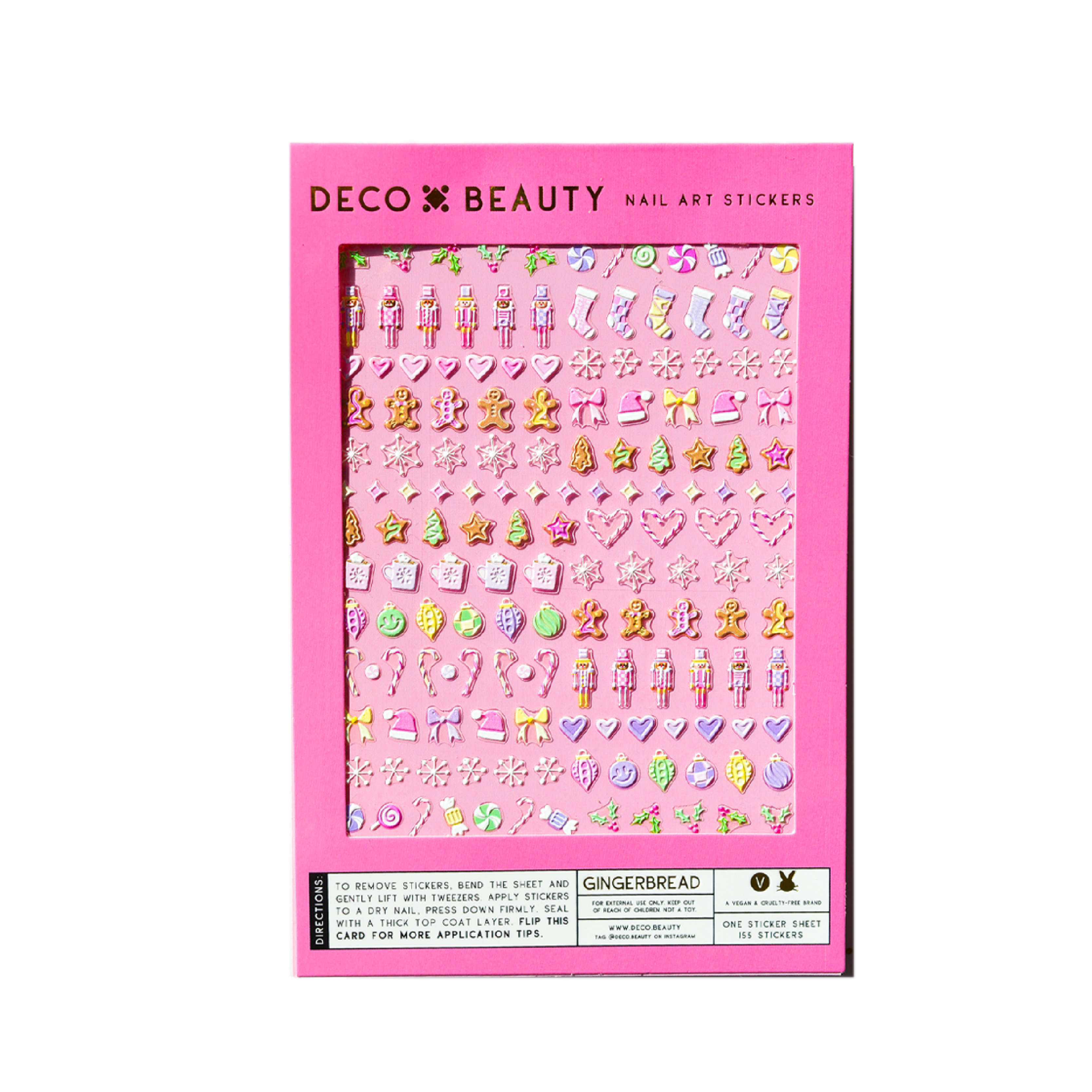 Deco Beauty - Wholesale Nail art/decal - Nail Art Stickers - GINGERBREAD (Holiday)2