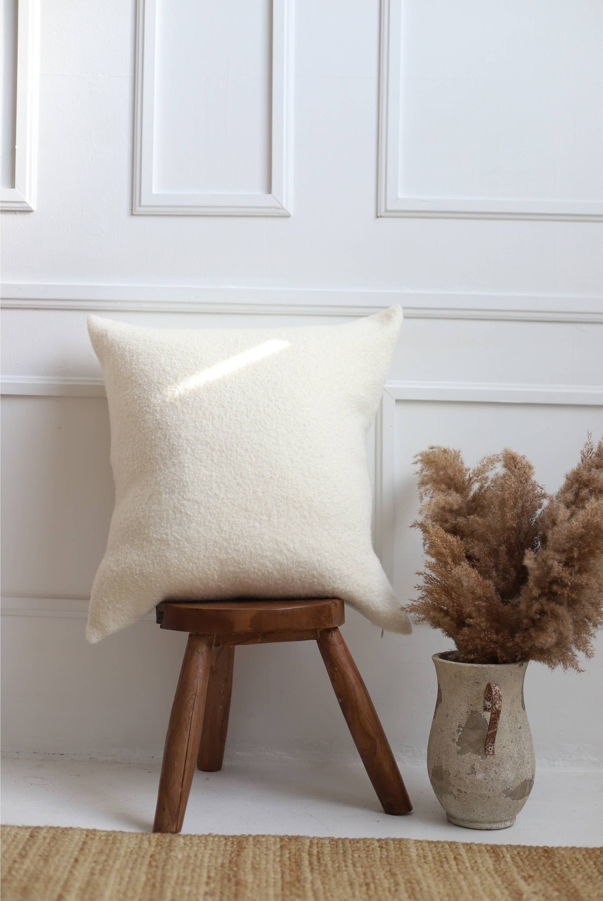 Linen Way Inc. - Wholesale Throw Pillow Cover - Baldwin Wool Pillow Cover - available in 7 Colors6