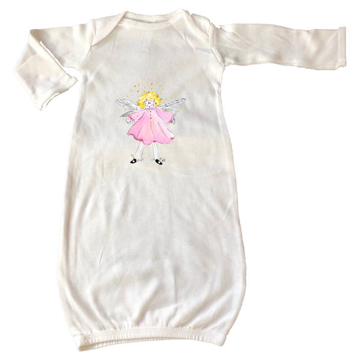 Infant Gown Newborn 42 Pink Fairy for wholesale by Designs By Beverly, LLC