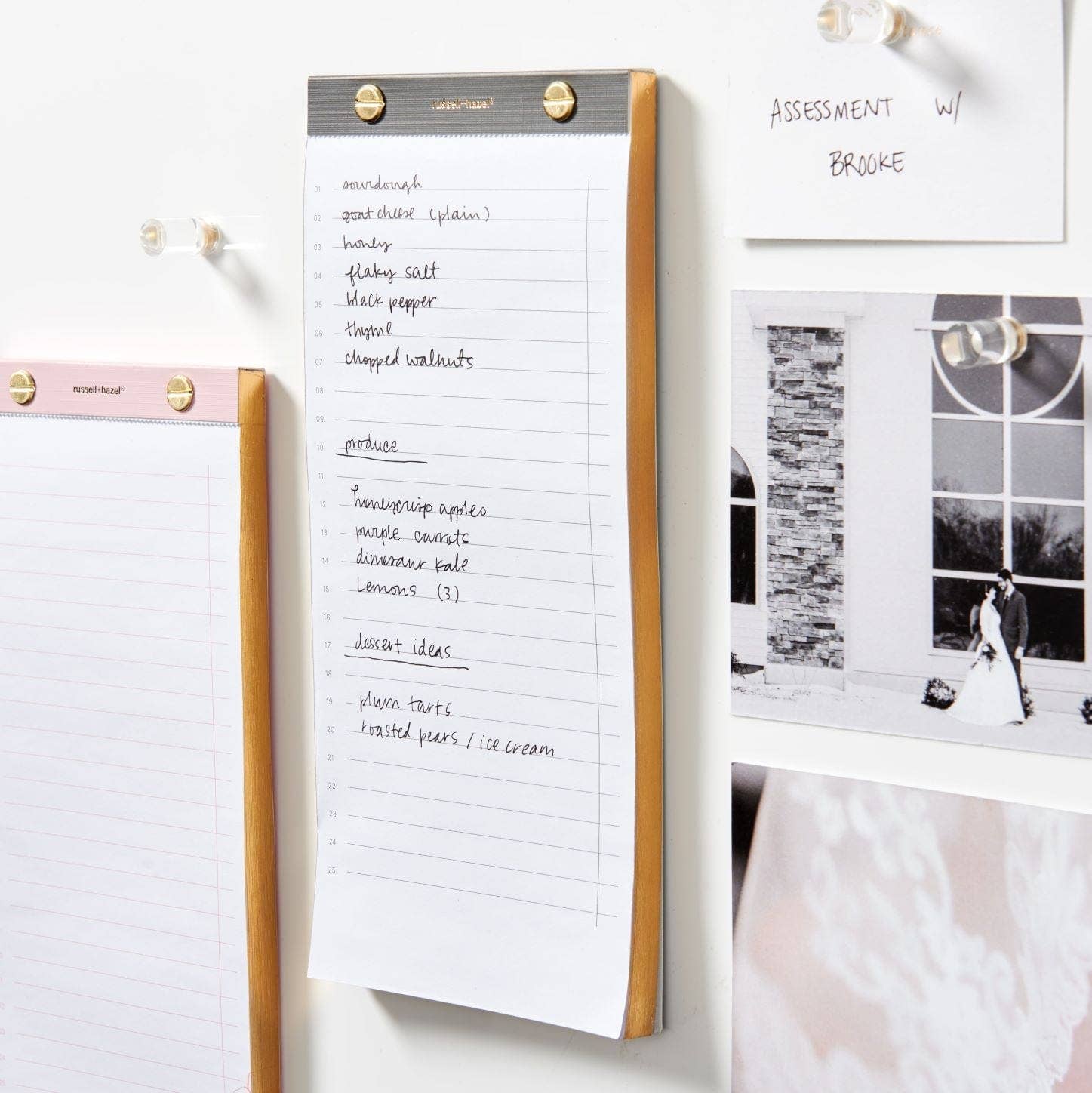 russell+hazel - Wholesale Notepad - Riveted Paper Listpad - Charcoal4