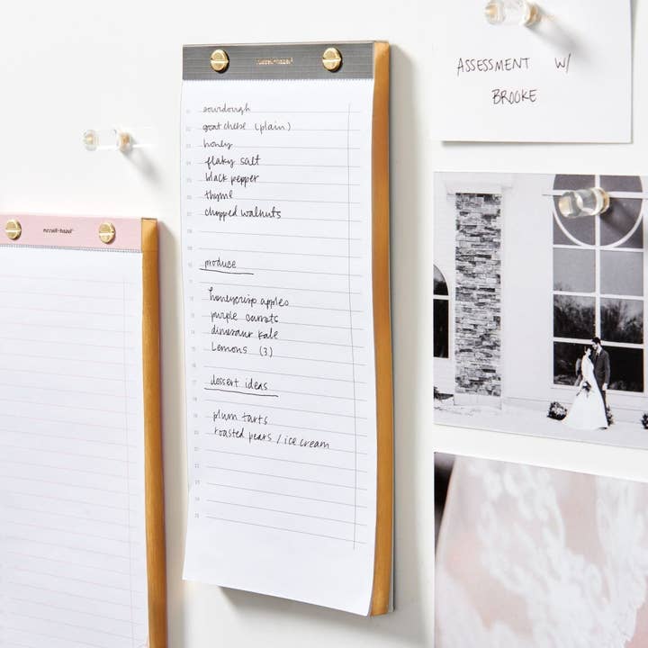 russell+hazel - Wholesale Notepad - Riveted Paper Listpad - Charcoal4