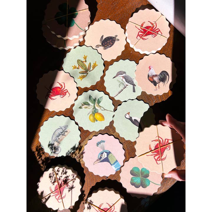 30x40 - Wholesale Coasters - Coaster Set Good Vibes 🍀🐓🐢 UPDATE - New Designs1