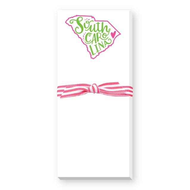 Donovan Designs – Bloco de notas por atacado – BLOCO DE NOTAS SKINNIE DE ESTADO COM LETRAS À MÃO1