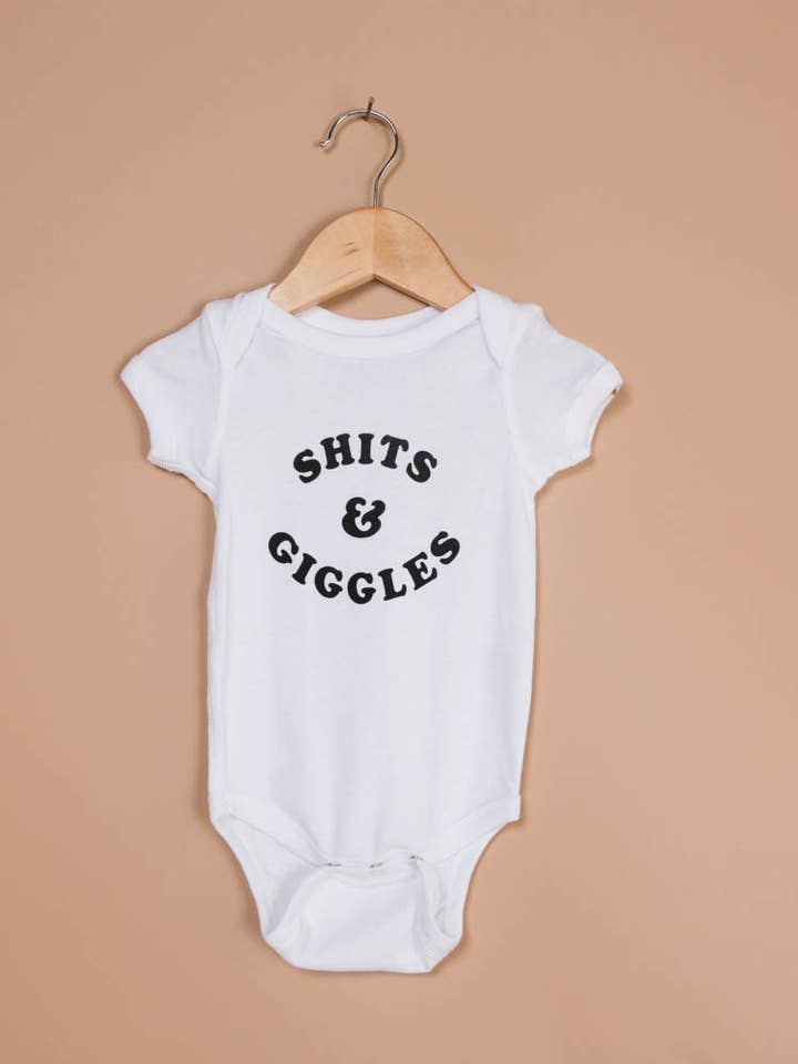 The Bee & The Fox - Wholesale Bodysuit (Non-Footed) - Baby - Shits & Giggles (Onesie)