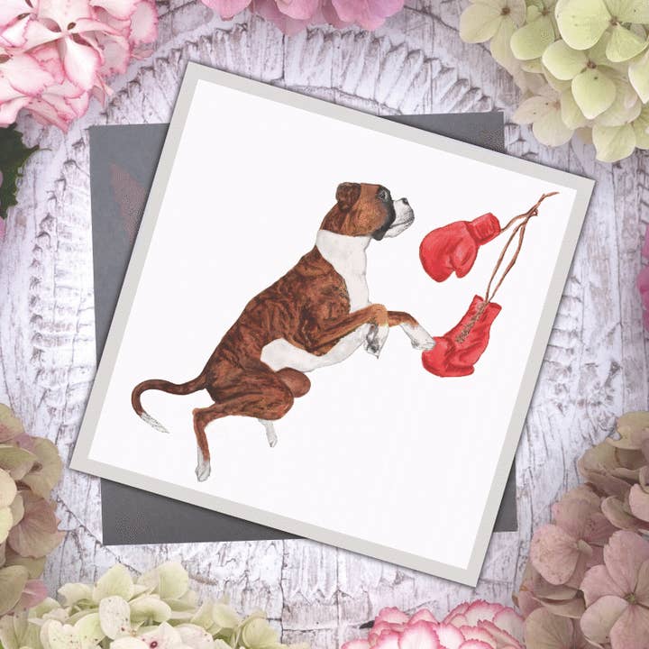 Rockie Blank dog card for wholesale by Utterly Conkers