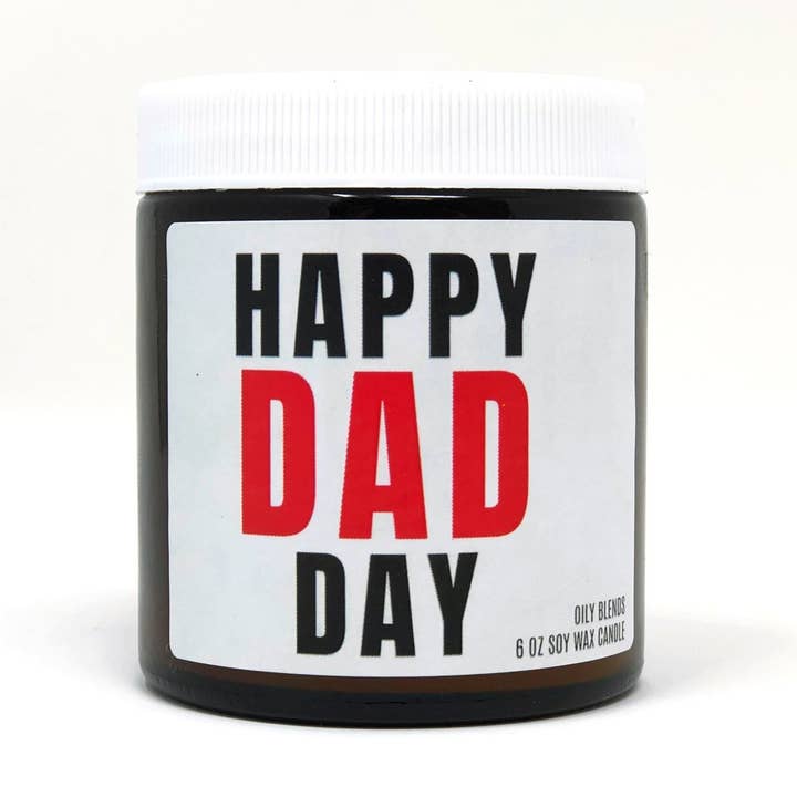 Happy Dad Day Message Candles and Wax Melts - Soy Wax for wholesale by Oily Blends
