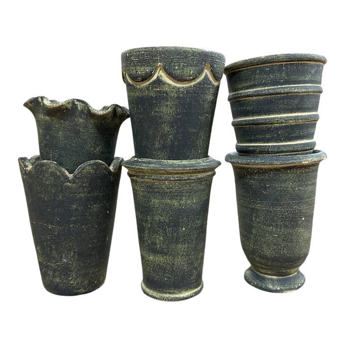 Botanical Collections - Wholesale Plant Pot - Tall Herb Pots - Case of Six