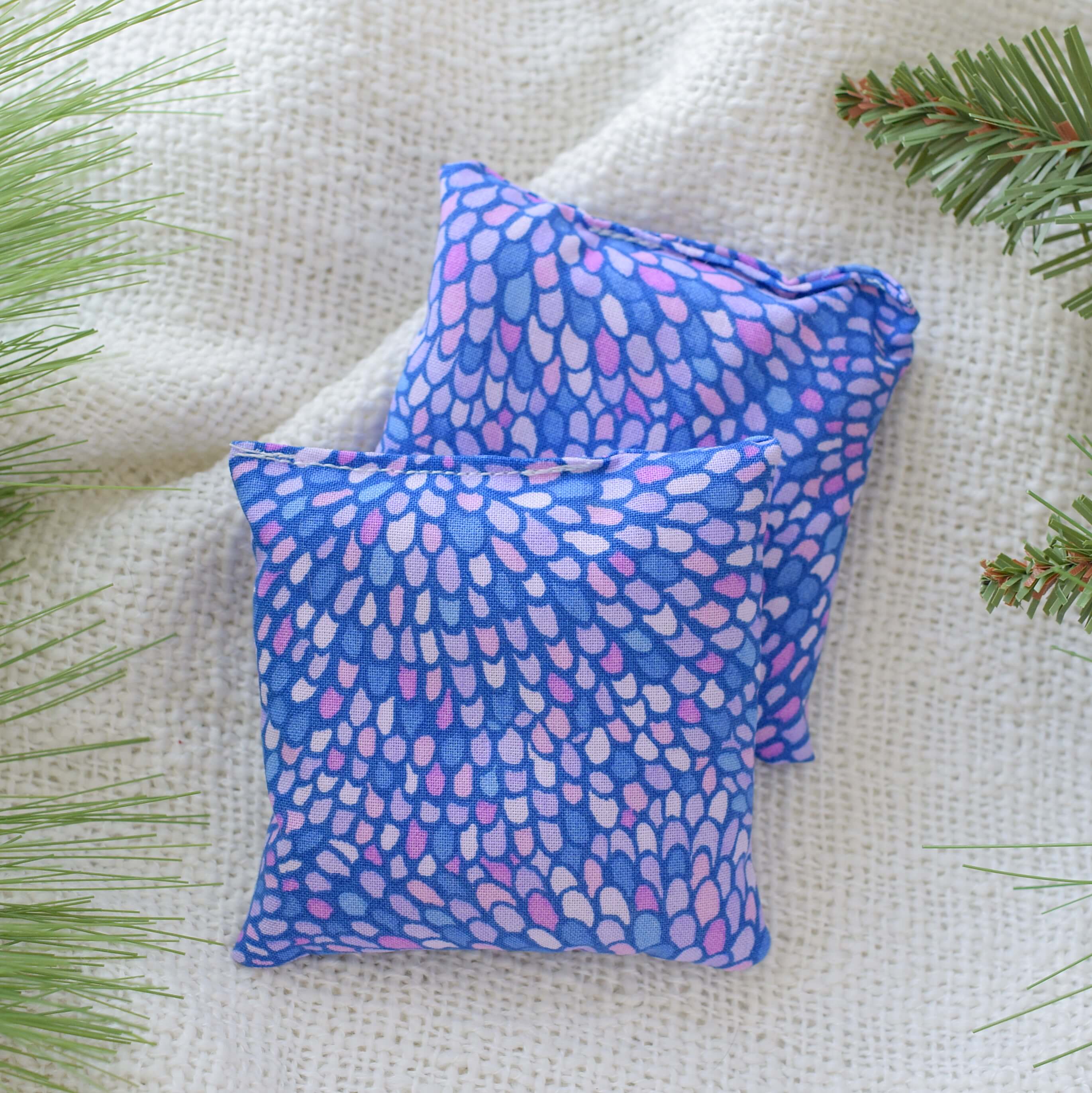 Wild Clementine Co. - Wholesale Mittens - Women's - Reusable Handwarmers, Purple Scales, Stocking Stuffers1