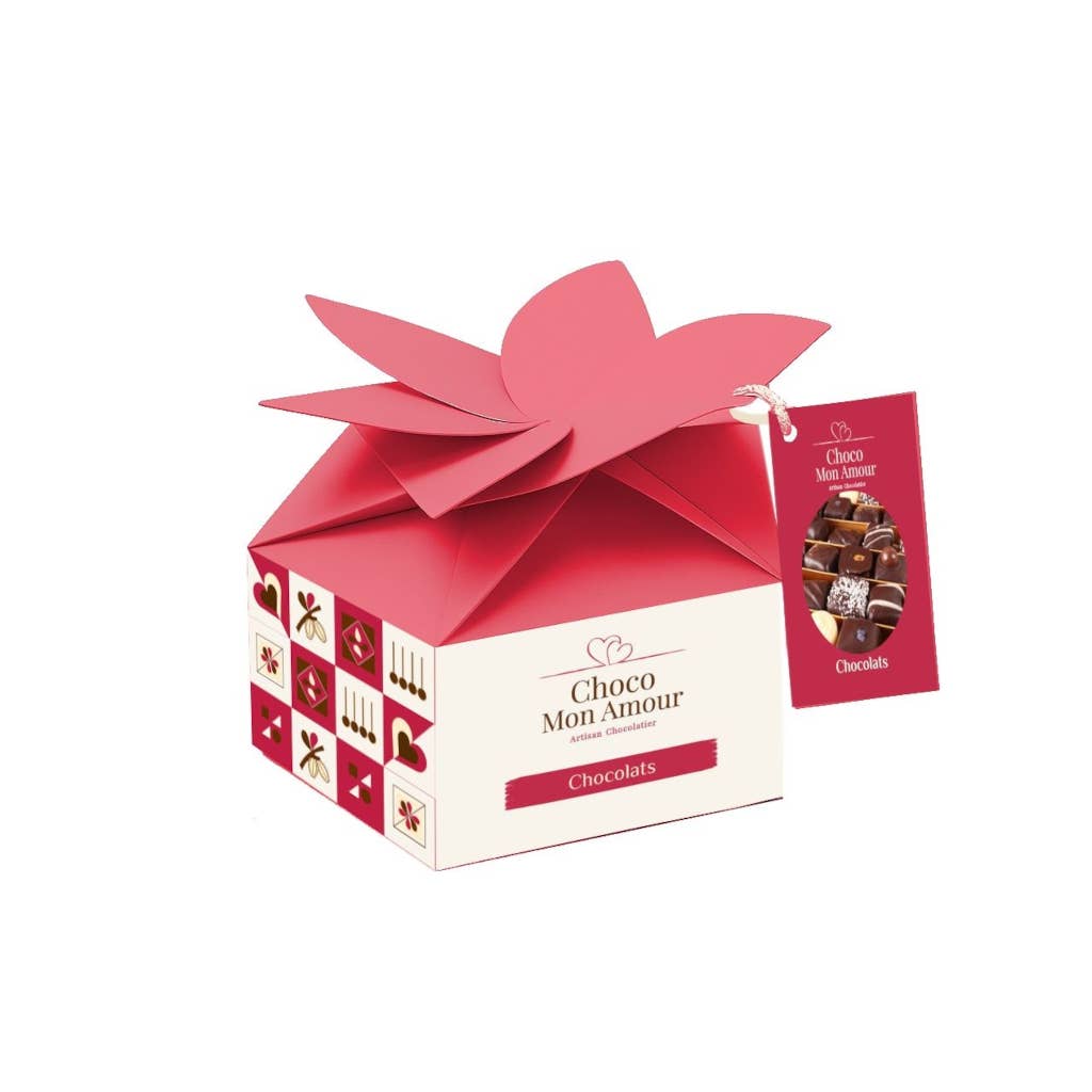 Choco Mon Amour - Wholesale Chocolate Box - Milk black and white assortment 375g