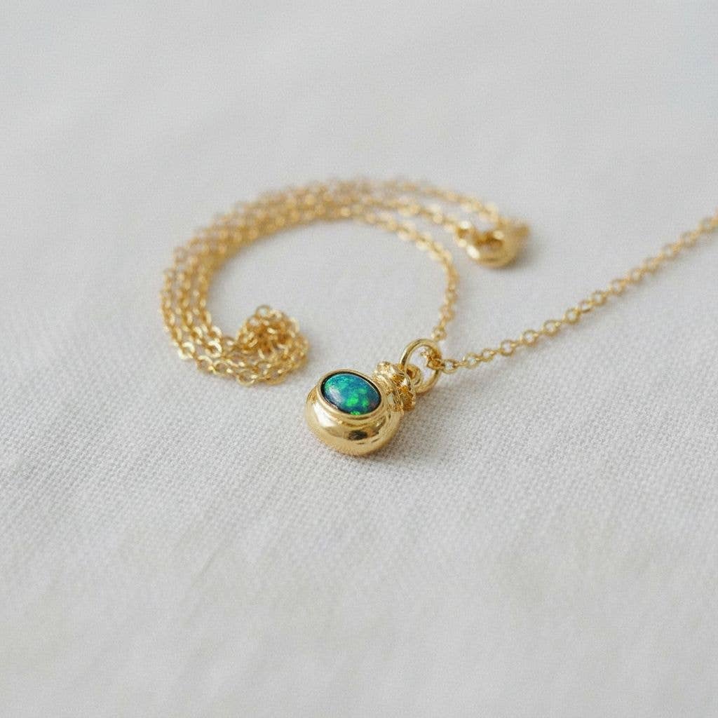 Ellemadera - Wholesale Pendant/Charm Necklace - Contemporary Abalone Shell Pendant Necklace1