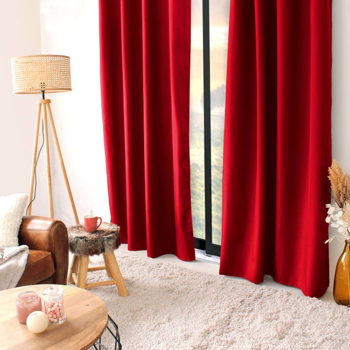 DECOSTARS - CmaDECO - Vendita all'ingrosso Tende - Tenda termica oscurante con occhielli, 135x240 cm, Glacier8