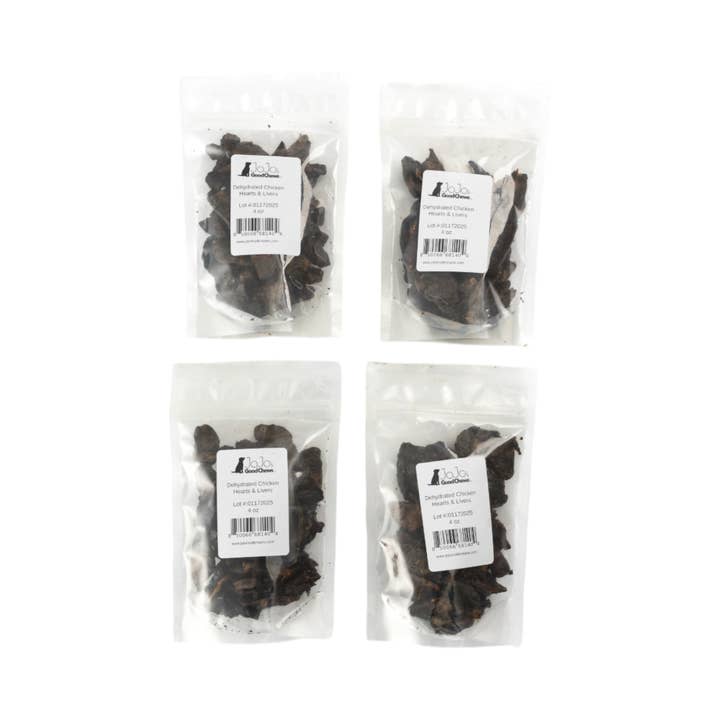Jojo Modern Pets – wholesale Pet treats – Dog – Dehydrated Chicken Hearts & Livers Natural Dog Treats (1lb)3