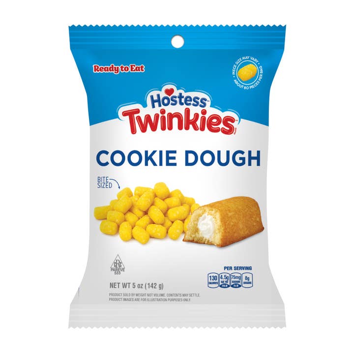 Hostess Twinkies Cookie Dough, 5oz Peg Bag, 12ct for wholesale by Grandpa Joe's Candy Shop
