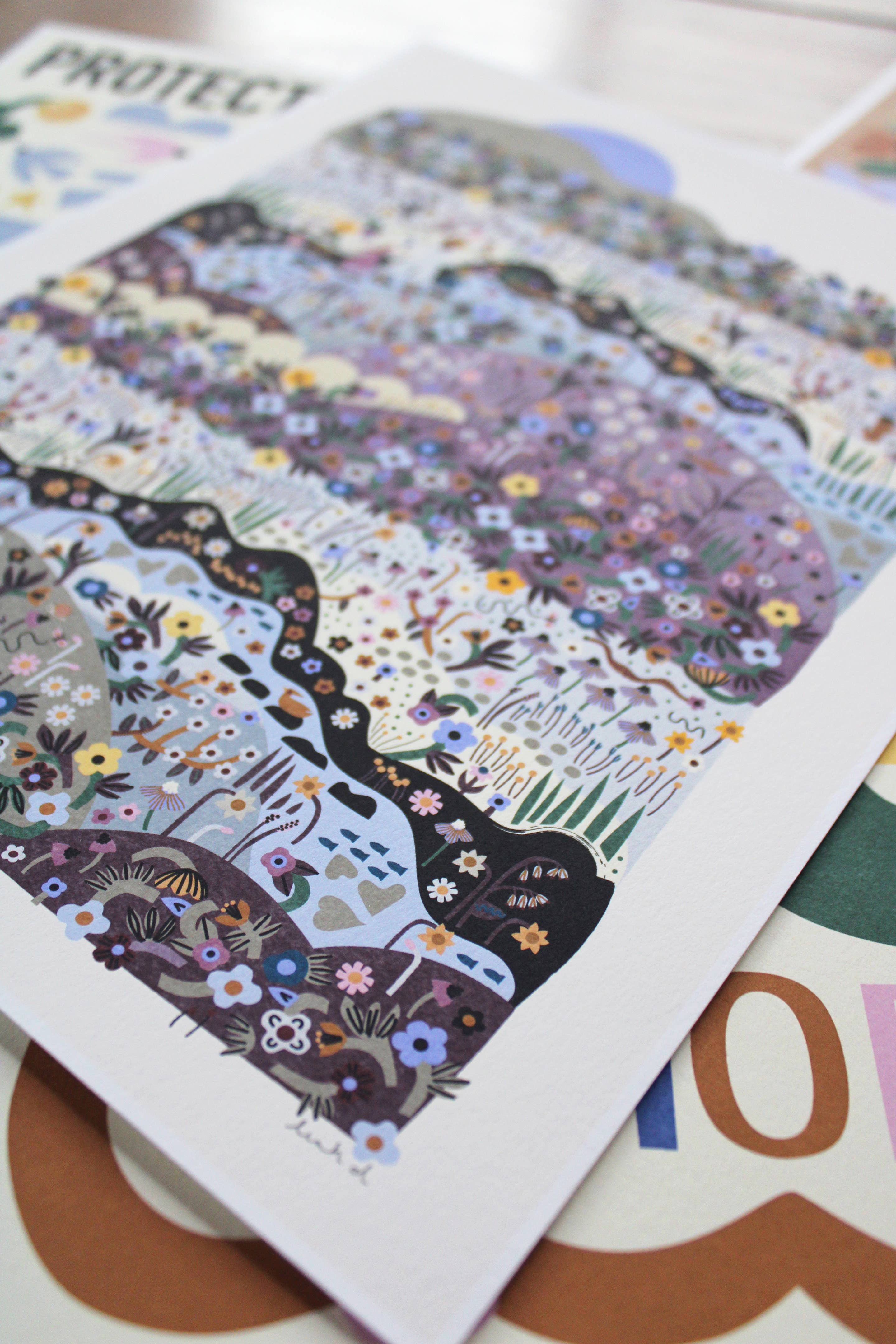 Leah Duncan - Wholesale Art Print - Moon Walk Print4