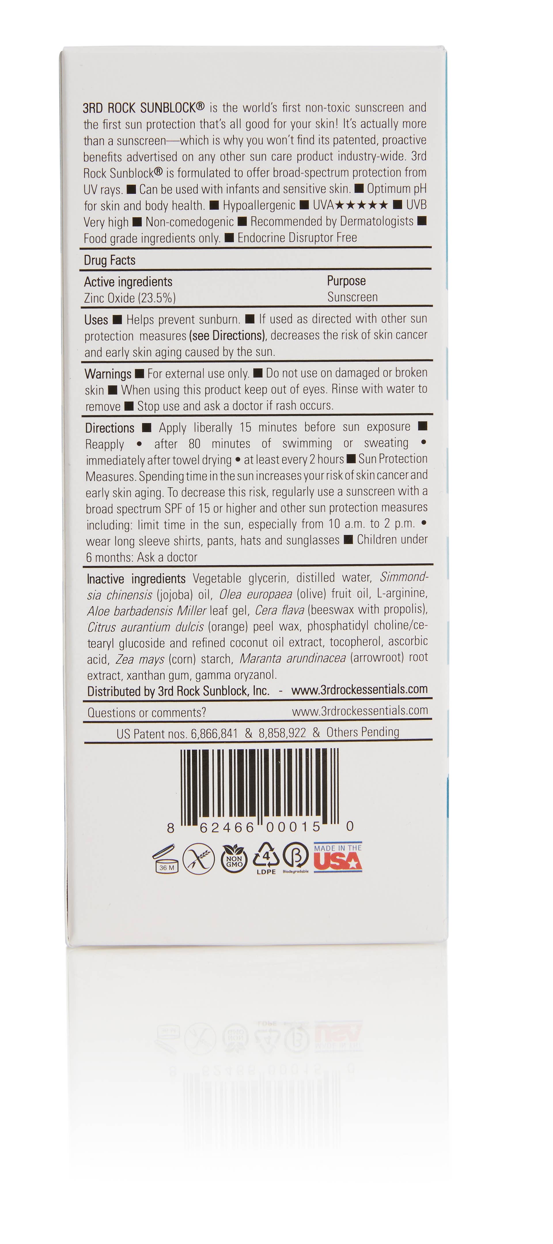 3rd Rock Essentials - Wholesale Sunscreen - 3rd Rock Sunblock SPF 35+ Sunscreen Lotion - Unscented2