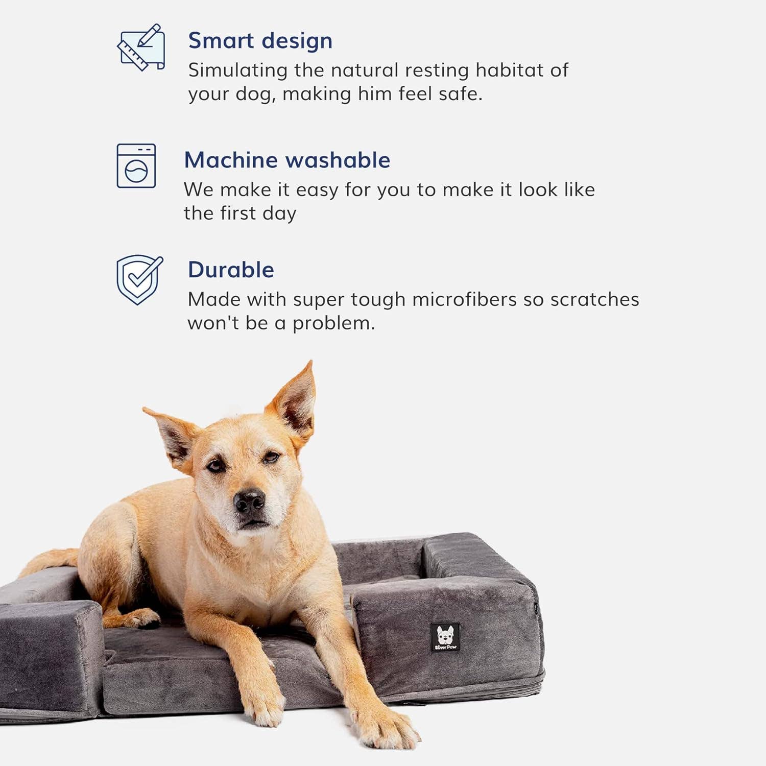 Milo Dog Bed - Wholesale Pet Bed - Dog - Milo Dog Bed - Memory foam bed for dogs8