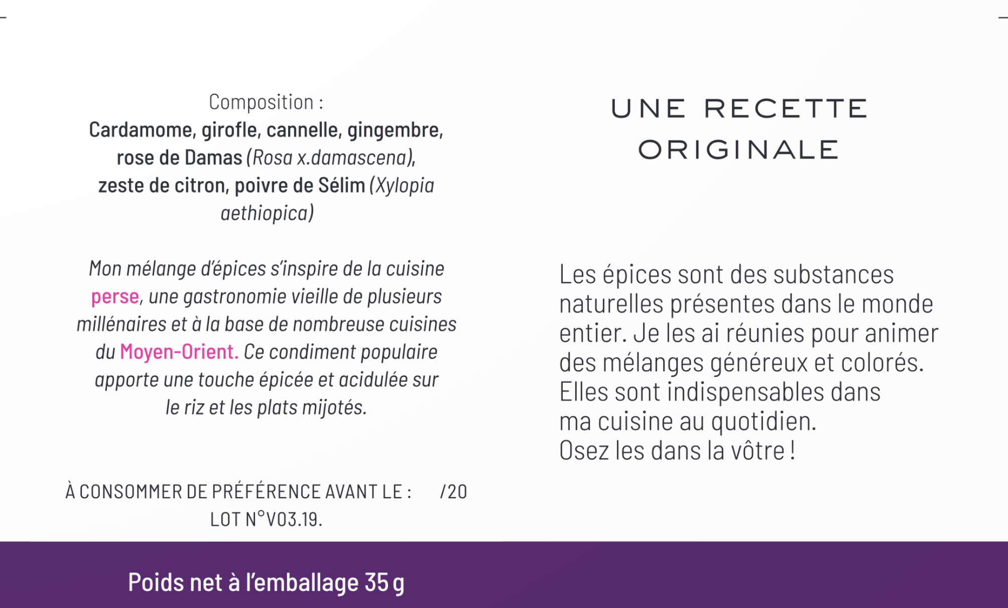 The Popote - Wholesale Dried Spice - "Advieh Koresh" Spice2