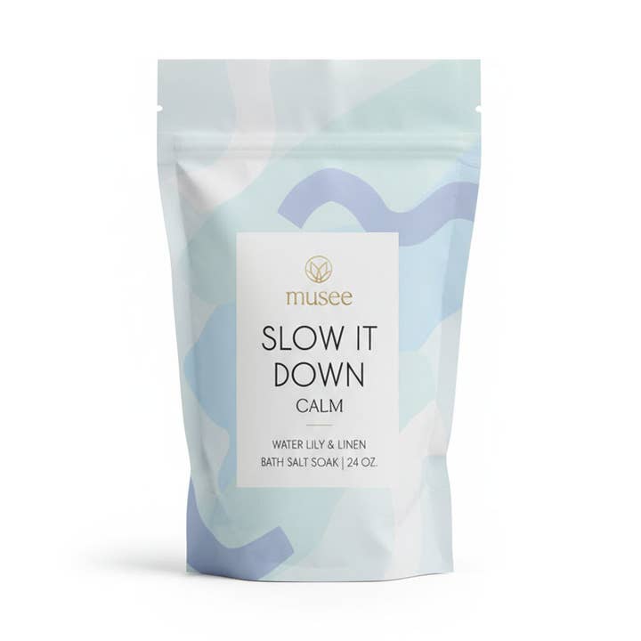 Slow it Down Therapy Bath Soak for wholesale by Musee