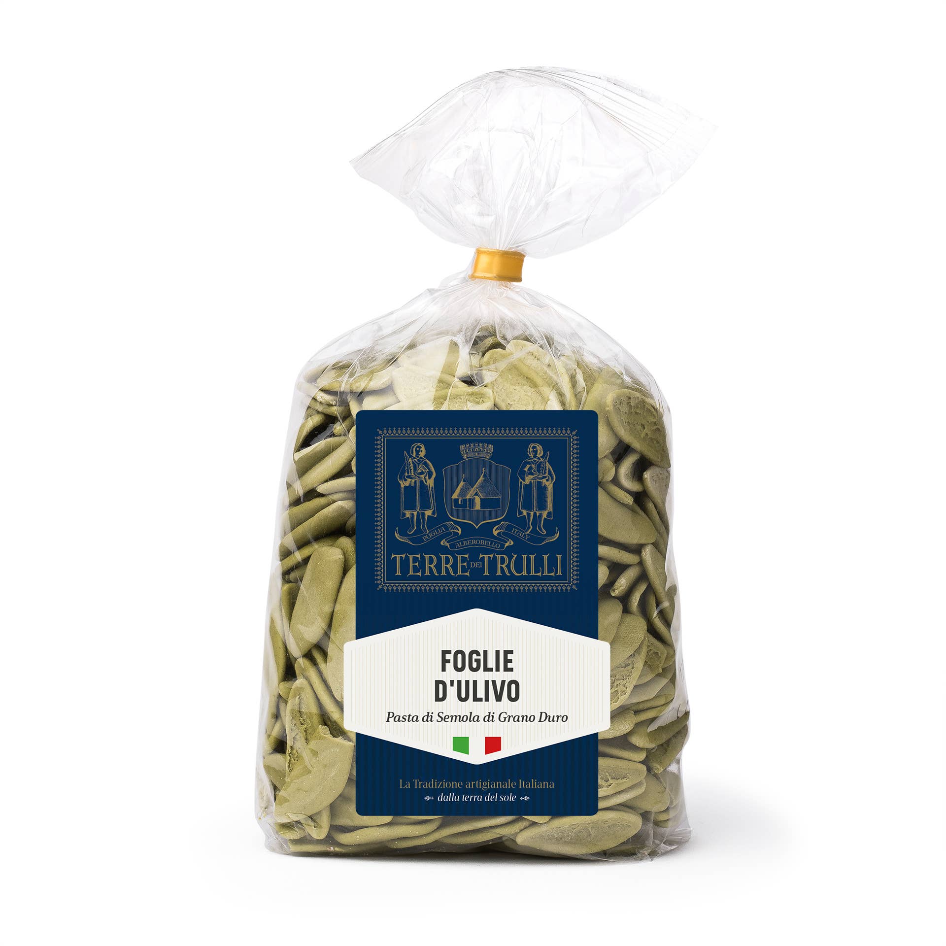 Terre dei Trulli - Wholesale Pasta - Olive Leaves with Spinach 500g - Typical Italian Pasta2