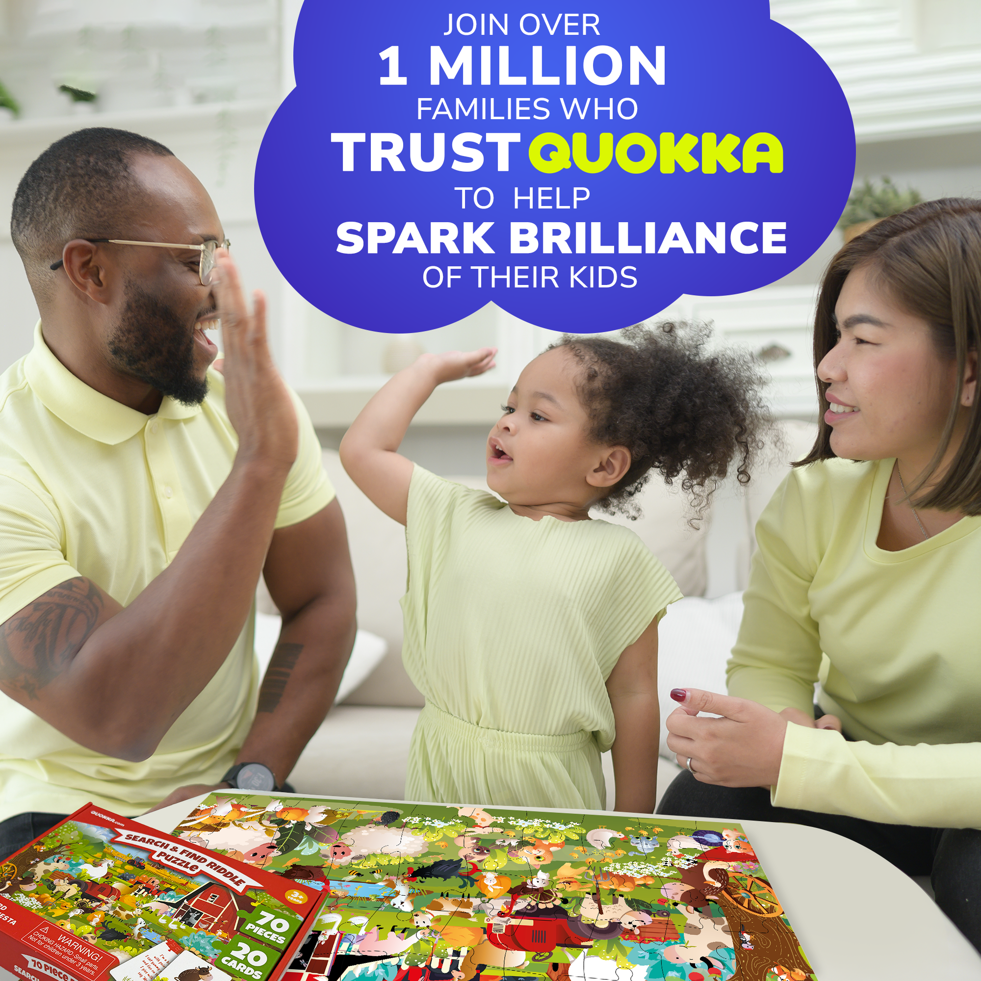 QUOKKA - Wholesale Puzzle - Kids - Search and Find Puzzle with Cards | Farm5