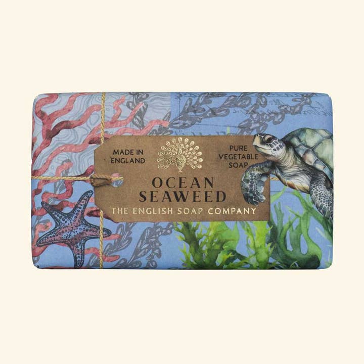 Anniversary Ocean Seaweed Soap for wholesale by The English Soap Company