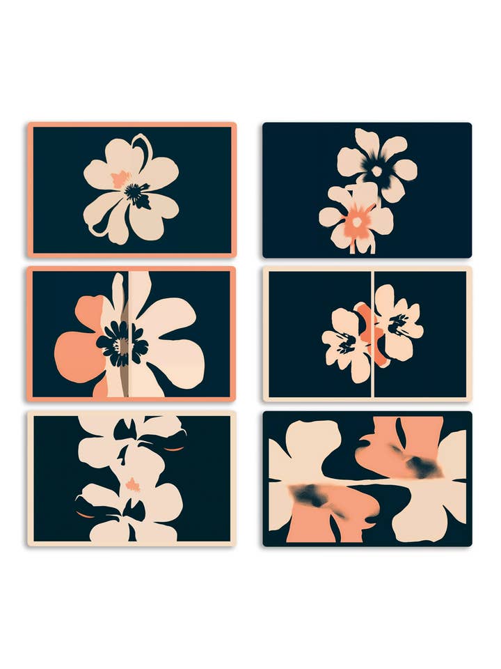 Sets de table Pop Bloom - Ensemble complet pour la vente par Emily Evans