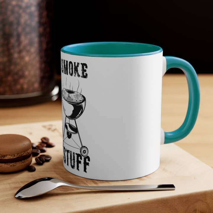 Teegarb LLC - Wholesale Coffee Mug - 11oz Accent Coffee Mug Colors Hilarious Grilling BBQ Poultry Sausage Ketogenic Foodie Lover Humorous Barbecue Protein Party Enthusiasts11