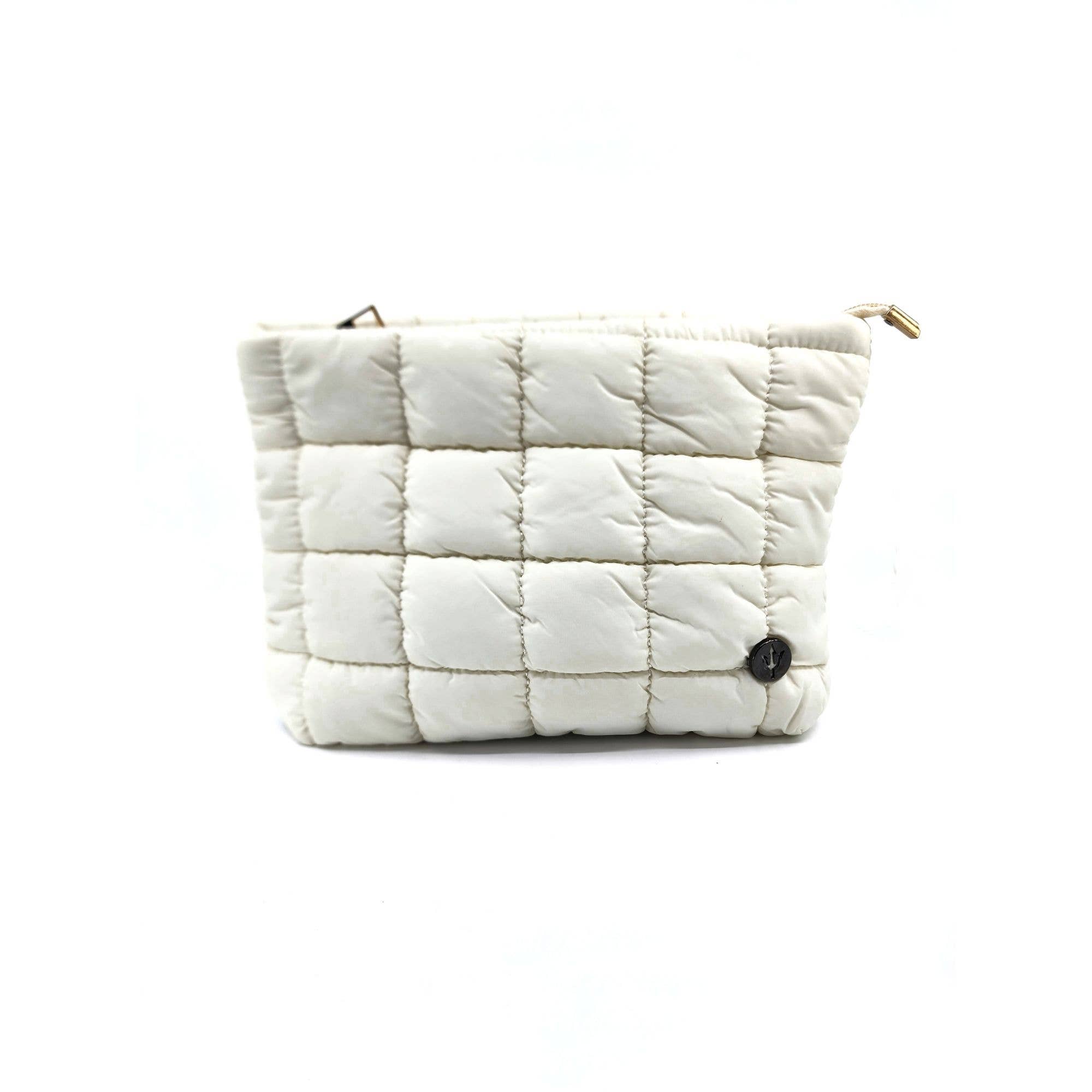 Hatzzi - Vente Trousses de maquillage/cosmétique - Pochette cosmétique zippée en nylon matelassé2