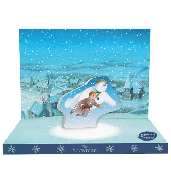 The Snowman Music Box Card for wholesale by My Design Collections
