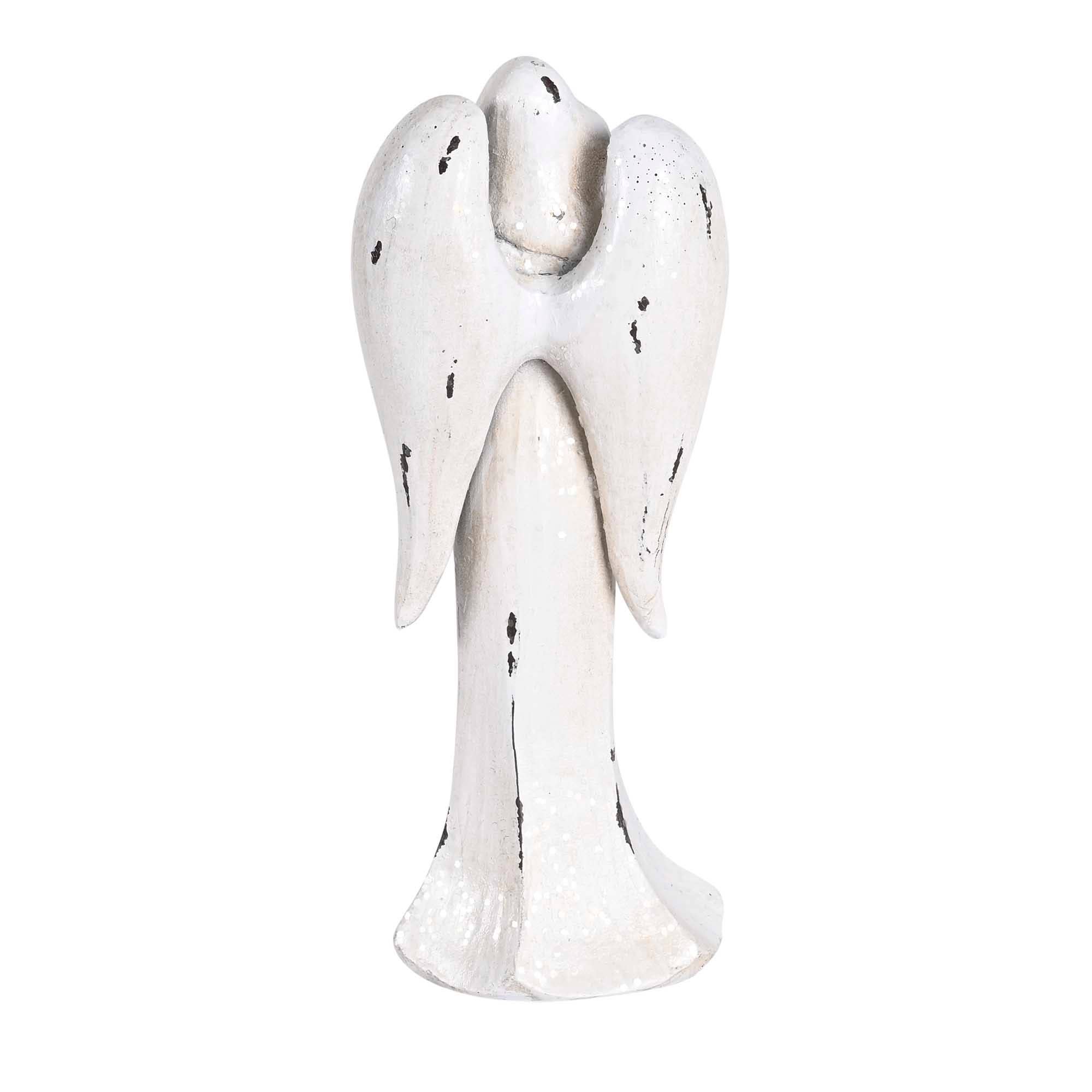 Dicksons - Wholesale Decorative Tabletop Object - Angel Figurine Distressed Holding Candle3