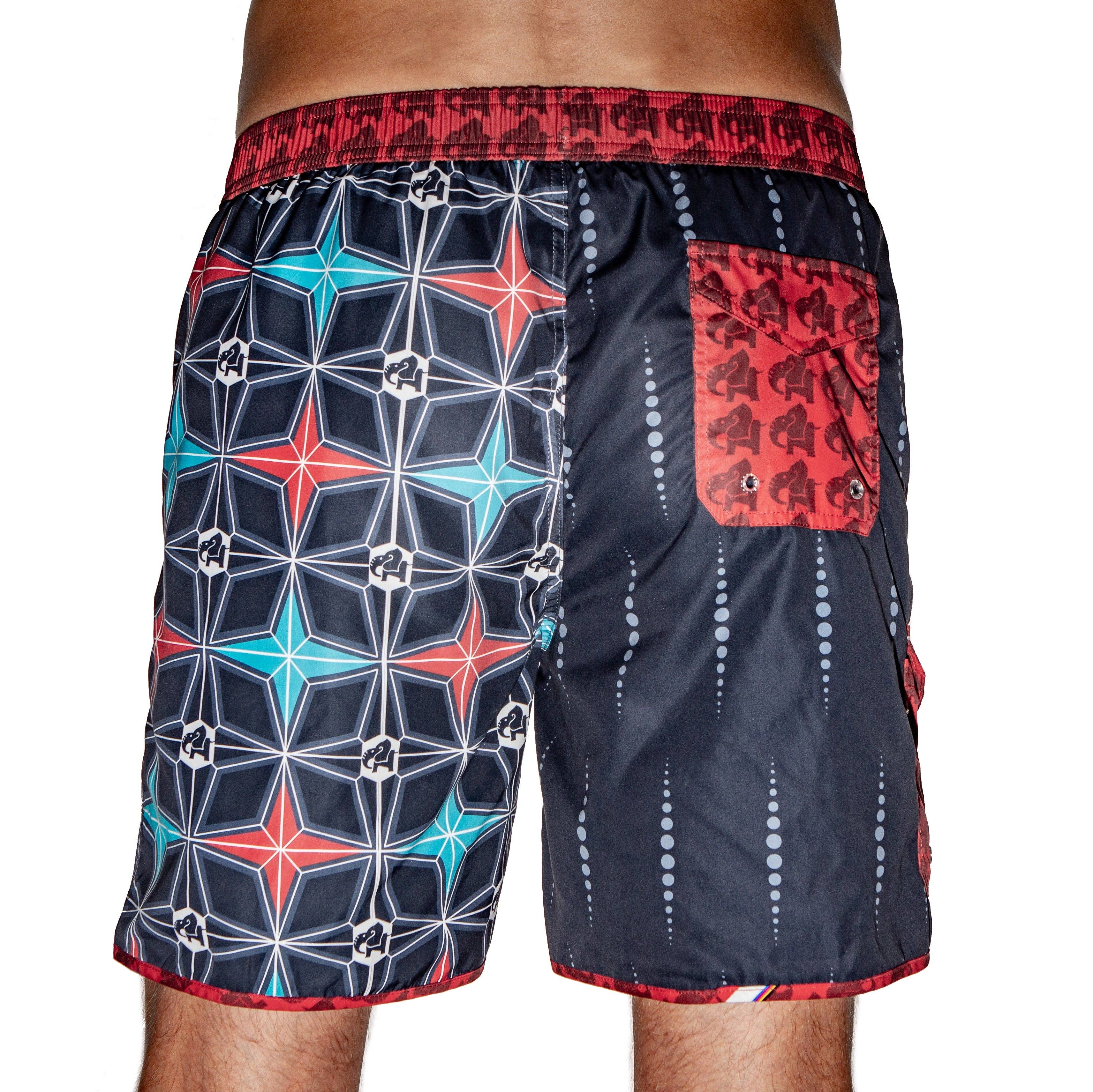 Trunkers – Engroshandel Badeshorts – Mænd – Rockabilly Elefanter *Udsalg, alle salg er endelige*1