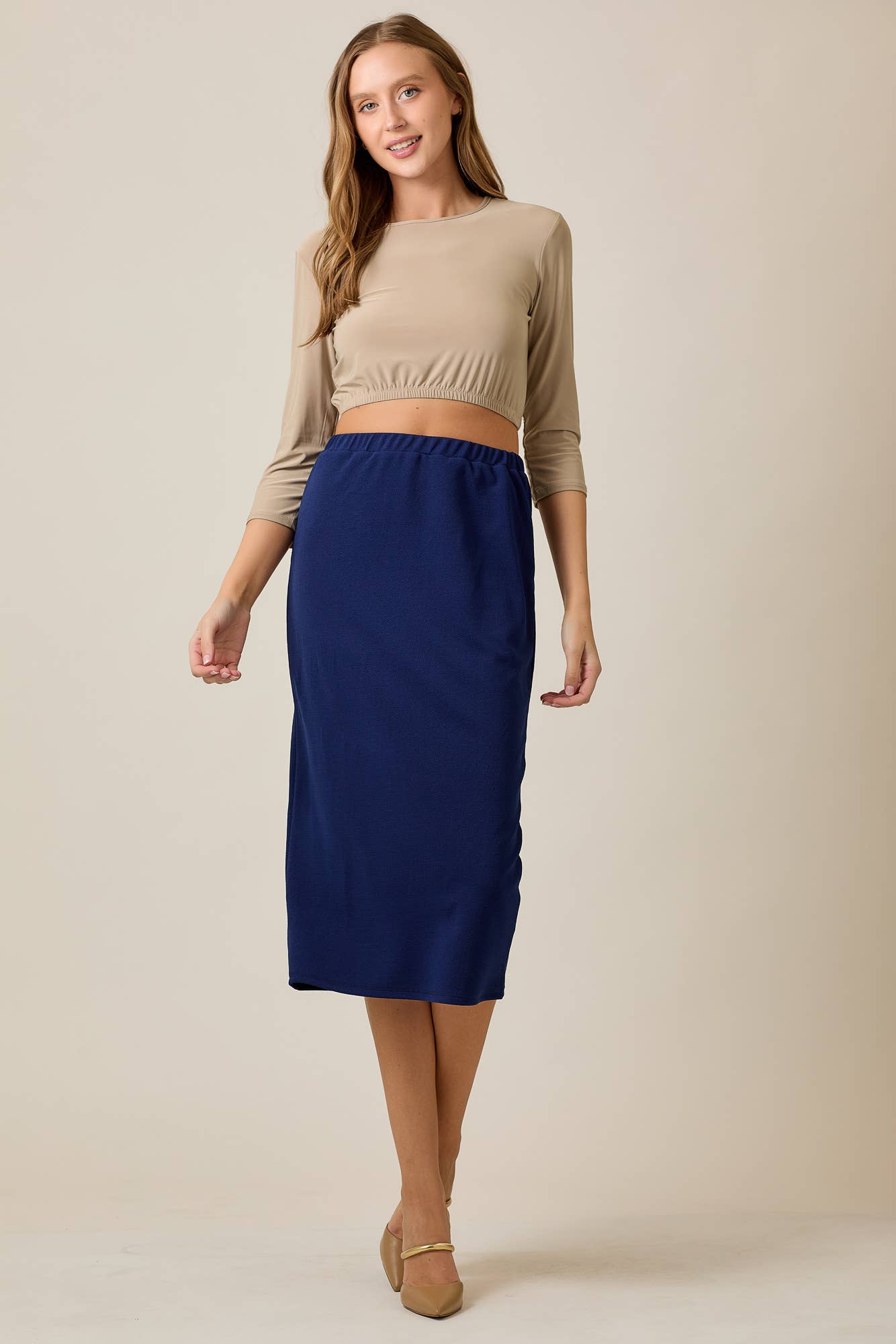 Celeste Clothing - Wholesale Skirt - Women's - KNEE LENGTH PENCIL SKIRT -MODEST 31-INCH  -CS3377010
