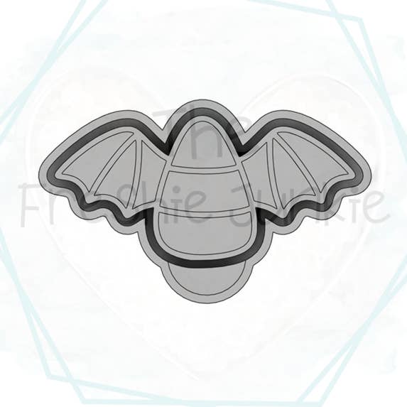 Candy Corn Bat Freshie Mold for wholesale by The Freshie Junkie, LLC
