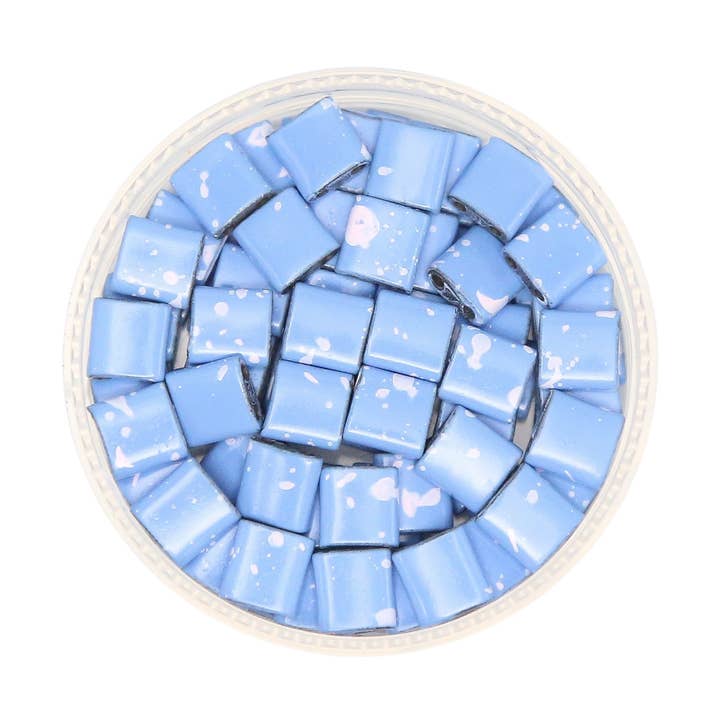 SALTED BLUE - Contas inteiras em forma de azulejo por atacado de Mack & Rex