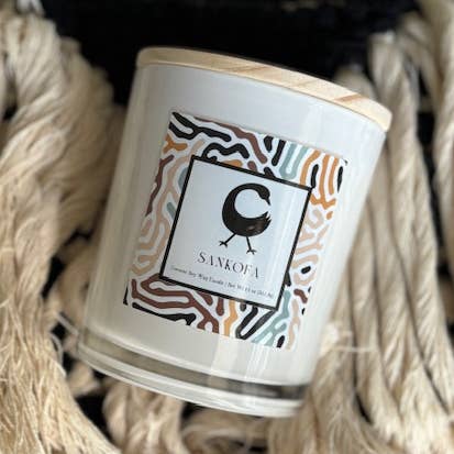 Sankofa Candle for wholesale by Zansette Home