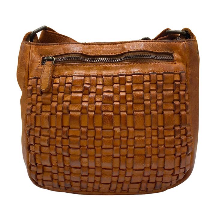 Arrigo - Wholesale Crossbody Bag - Women's - Arrigo Braided Leather Crossbody Shoulder Bag - 4 Colours22