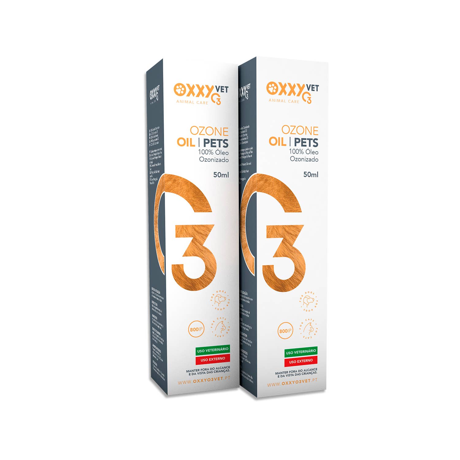 OxxyO3 VET - Wholesale Pet Grooming Aid - Dog - Oxxy Vet Ozone Oil Airless 50ml