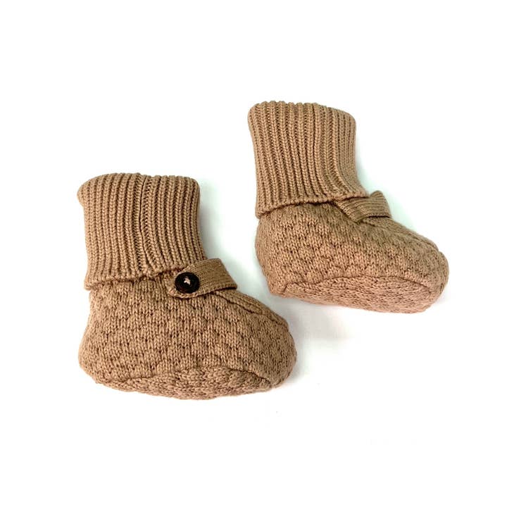Viverano Organics - Wholesale Booties - Baby - Milan Earthy Baby Booties Shoes Sweater Knit -Organic Cotton6
