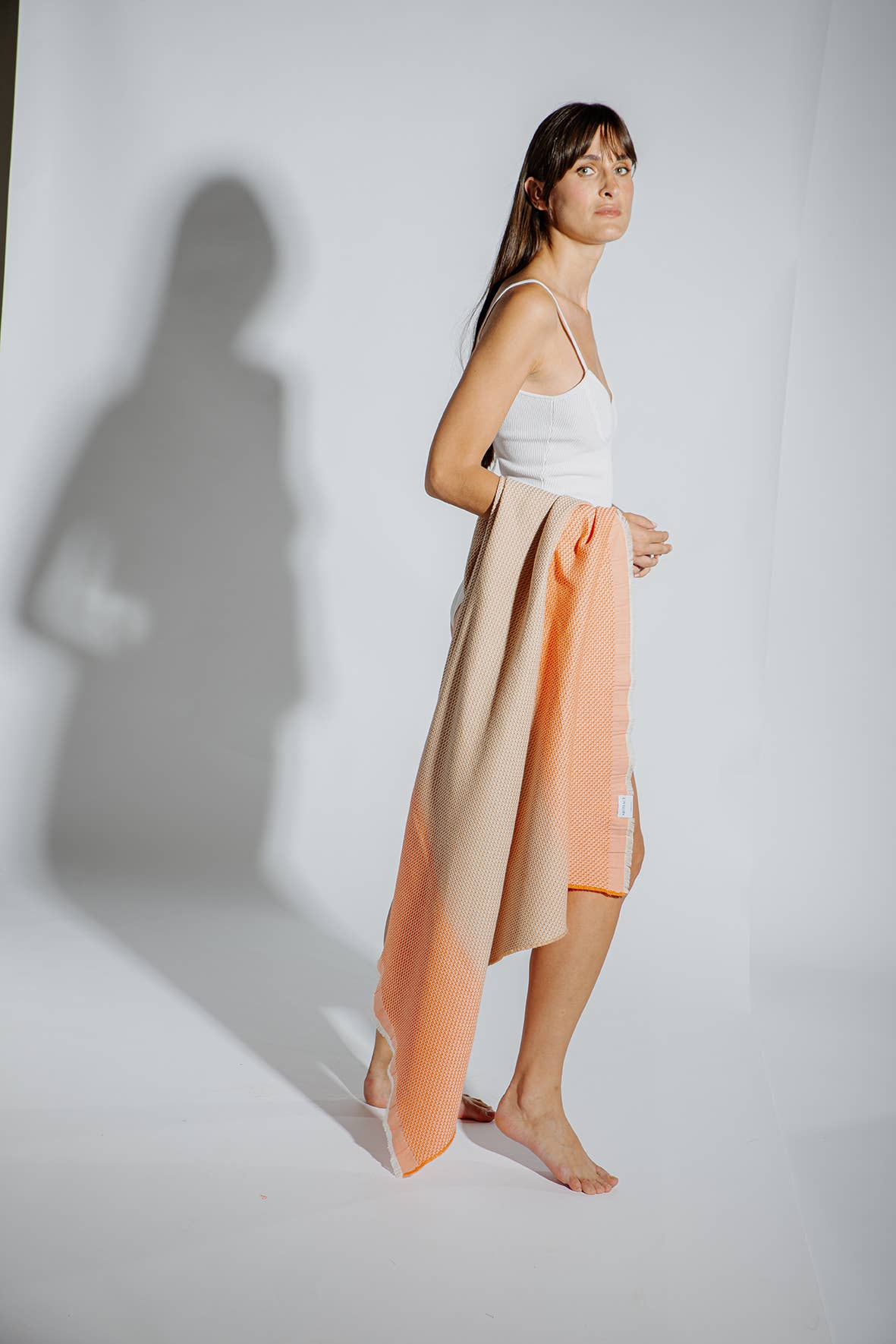 Abstract - Wholesale Beach Towel - Degradè honeycomb beach towel in pure cotton and satin border6