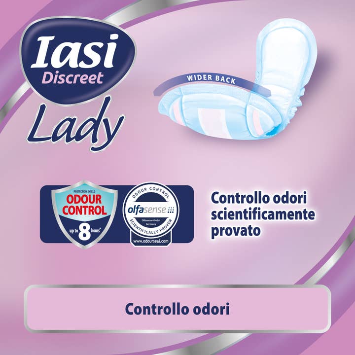 Babylino - Wholesale Incontinence Aid - IASI Discreet Lady XL Pads for Urinary Leaks, 10 Units4