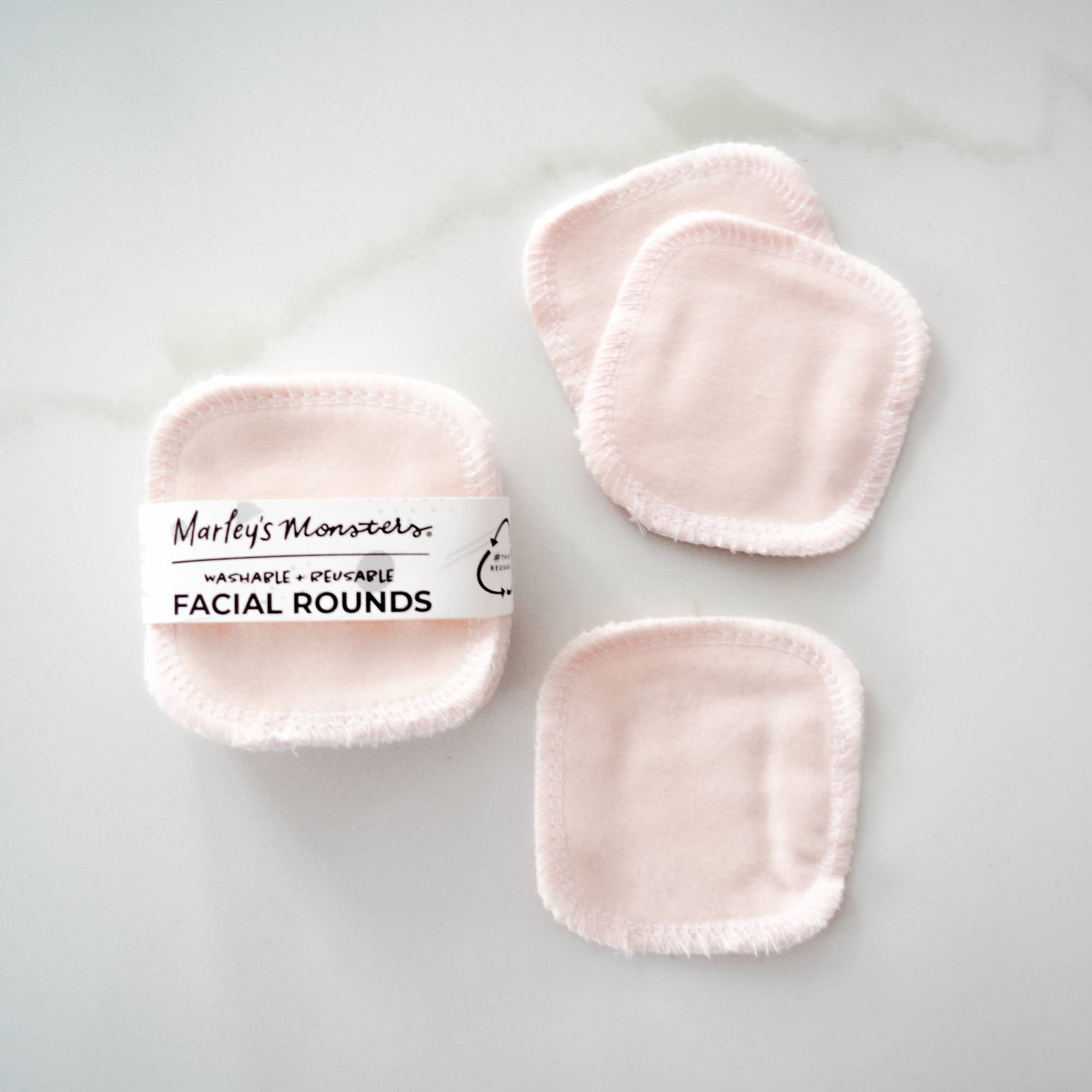 Marley's Monsters – Großhandel Gesichts- & Körpertücher – Gesichts-Pads: Regenbogen- und Farbmix – 6er-Pack5